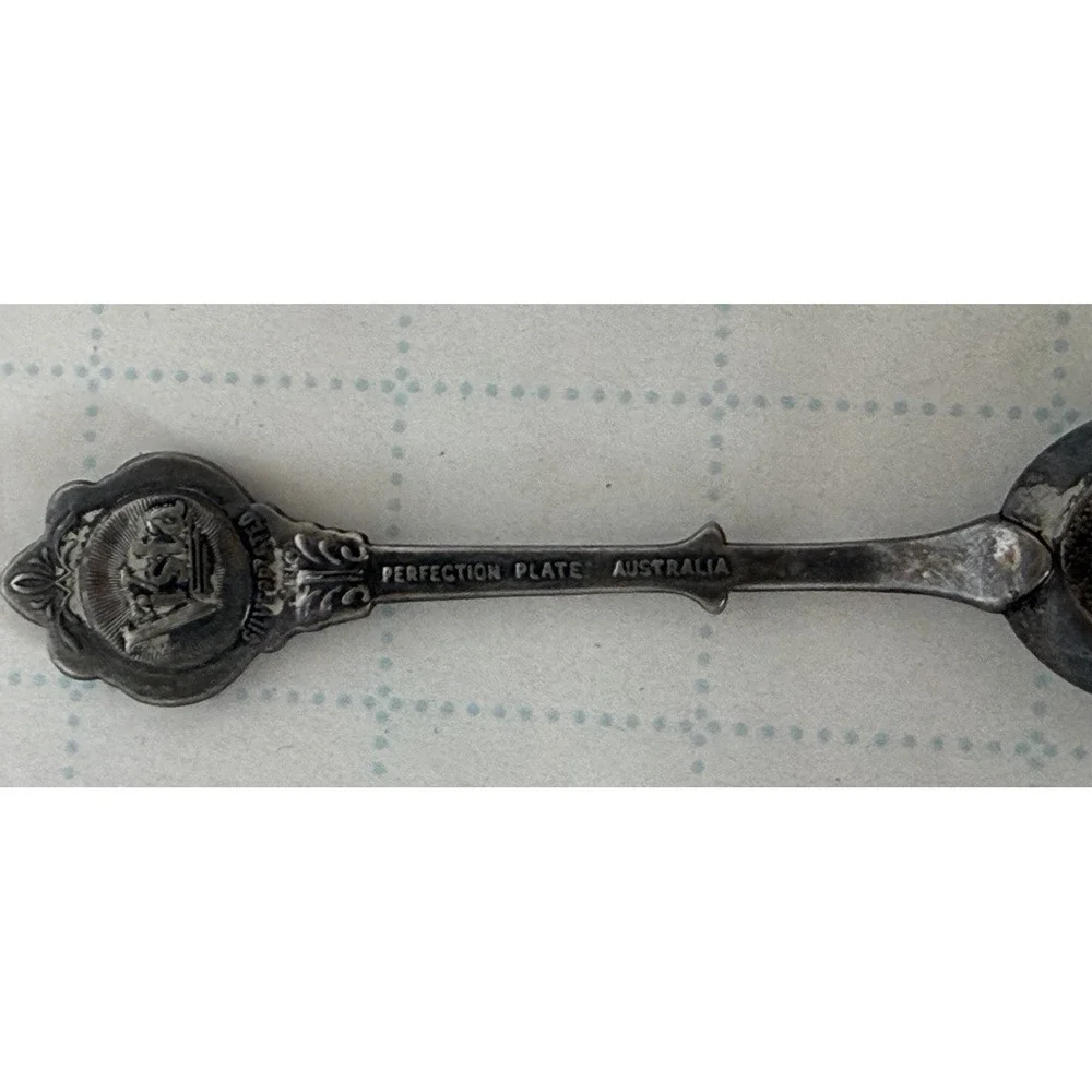 Niagara Falls Canada Souvenir Spoon‎ Perfection Plate Silverplated Collectible